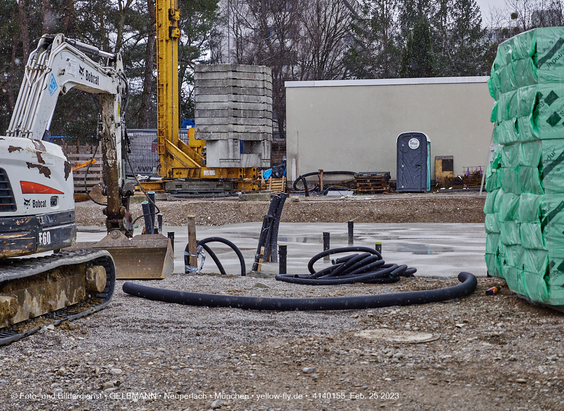 25.02.2023 -  Baustelle Haus für Kinder in Neupelach Quiddestraße 3